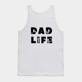 Dad life | Dad Silhouettes | Gift For Dad | Father's Day Gift Tank Top